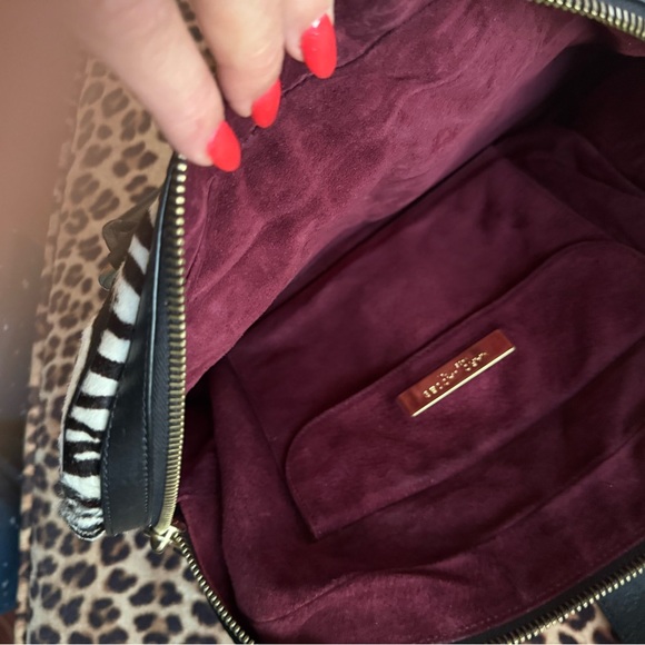 Marc Jacobs Zebra Print Satchel with Black Accents - Picture 8 of 8